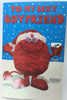 Love Monster Boyfriend Christmas Card