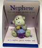 Nephew Captioned Morris Monkey Resin Figurine Elliot and Buttons