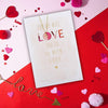 Wife Valentine's Day Card 'Keepsake Heart Necklace'