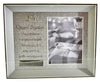 25 Years Together Silver Plated Photo Frame With Verse And Plaque