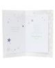 For Son Lovely Word Sparkling Stars Design Christmas Card