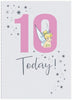 Disney Tinkerbell 10th Birthday Card Age 10 Girl