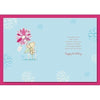 With Love Auntie Flower Design Birthday Card