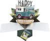 Land Rover 4x4 SUV Pop Up Birthday Greeting Card