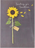 Sending You Sunshine Sunflower Design Greeting Card