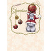 Wonderful Grandson Me to You Bear With Santa Costume Design Christmas Card