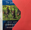 To Daddy From Cheeky Little Monkeys Father's Day Card