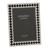 Silver Plated And Epoxy Black Photo Frame 5" x 7"