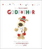 To A Brilliant Godfather Boofle Holding Book Design Christmas Card