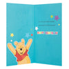 For Daddy Disney Pooh Bear Multi color Design Birthday Card