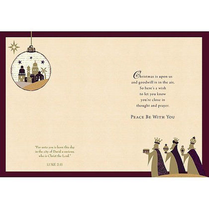 Christmas Blessings Religious Card