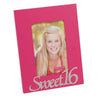 Sweet 16 Birthday Glass Mirror Motif Photo Frame