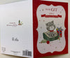 To The Cat Glitter Finished Christmas Card