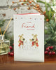 For A Great Friend Boofles Holding Fab Friend Letters Design Christmas Card