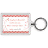 World's Best Daughter Celebrity Style Keyring