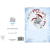 Let It Snow Tatty Teddy Throwing Snowball Design Christmas Card