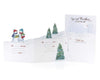 Brother And Sister In Law Couple Snowman Design 3D Christmas Card