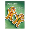 Christmas Card 'Gingerbread Men'