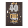 Hallmark 40th Birthday Card "Time To Celebrate"