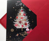 For All of You Glitter Finished Xmas Tree Design Christmas Card