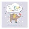 A Beautiful New Baby Boy Foil Finish Cute Design Congratulations Card