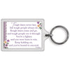 Tough Times Don't Last Celebrity Style World's Best Keyring