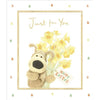 Boofle with Flowers Just For You Easter Card