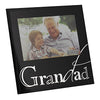 Impressions Grandad 5" X 3.5" Black Glass Photo Frame Juliana Freestanding Frames Gift