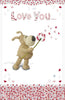 I Will Love You Valentine's Day Card