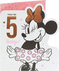 Disney Minnie Mouse Age 5 Birthday Card