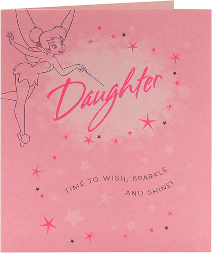 Disney Tinker Bell Daughter Birthday Card