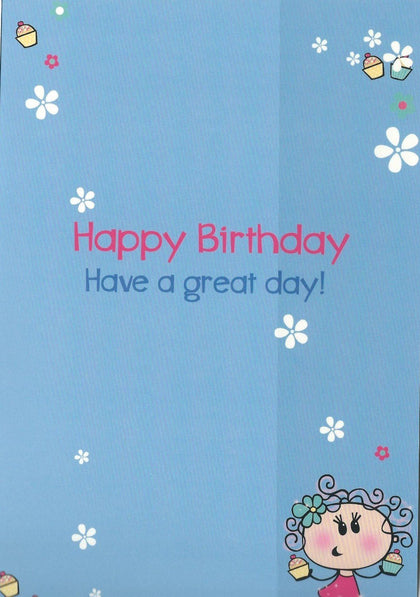 For Niece Cake Witty Words Birthday Card