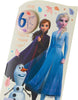 You're 6 Disney Frozen Princess Anna & Elsa Magical Birthday Card