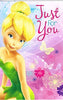 Pack of 6 Just For You Disney Fairies Tinkerbell Design Birthday Cards