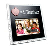 Teacher Gift Number 1 Blackboard Frame With 3D Apple Icon