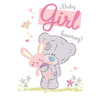 A New Baby Girl Hooray Me to You Congratulations Card