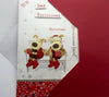 Boofle Dad & His Girlfriend Snowy Bench Luxury Christmas Card