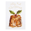 Christmas Card ' Jolly Pud'