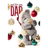 Just For You Dad Tatty Teddy 3D Holographic Christmas Card