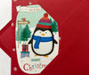 Godson Cute Penguin Christmas Card