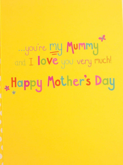 Best Mummy I Love You Mother's Day Card