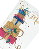 Luxe Present Stack Mam Christmas Card