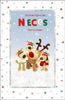 Extra Special Nieces Boofle Family In Snow Design Christmas Card