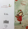 Niece Cute Traditional Money Gift Christmas Card