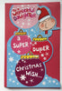 To a Wonderful Daughter Super Duper Christmas Humour Die Cut Card