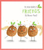 To My Dearest Friends Pun Puddings Design Christmas Card