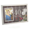 4oth Birthday Laura Darrington Nouveau Delights Frame 4"x6"