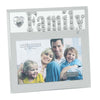 Family Mirror And Crystal Photo Frame With Cutout Letters