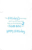 Boys Happy 2nd Birthday Greeting Card Children's Greetings Cards