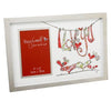 Love You Aluminium Glitter Finished Photo Frame 4" x 6"